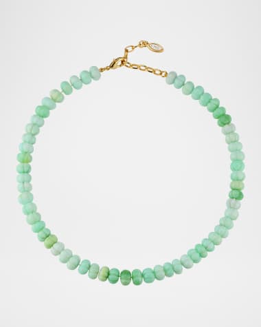 Mignonne Gavigan Semi-Precious Carved Opal Strand Necklace