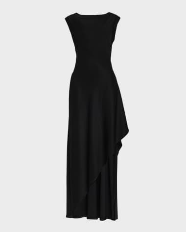 Jason Wu Collection Crepe Back Satin Asymmetric Gown