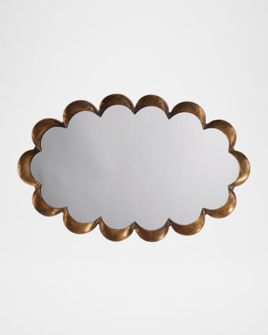 Jamie Young Scalloped 36" Wall Mirror