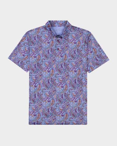 Robert Graham Men's Matos Paisley Polo Shirt