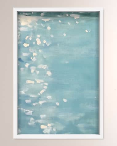 The Oliver Gal Artist Co. "Lights on the Water II" Framed Art Print