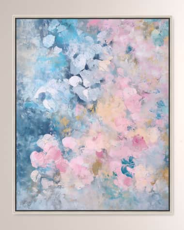 The Oliver Gal Artist Co. "Soft Color Formations II" Framed Giclee on Canvas
