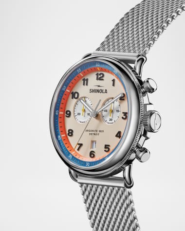 Shinola Men's Canfield Model C56 Chronograph Bracelet Watch, 43mm
