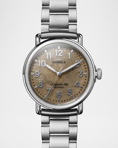 Shinola Men's Runwell 3H Petoskey-Dial Bracelet Watch, 41mm