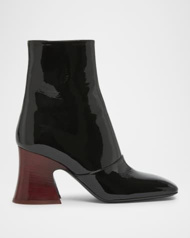 Chloe Janis Patent Leather Booties