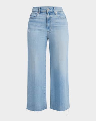 PAIGE Anessa Raw Hem Ankle Jeans