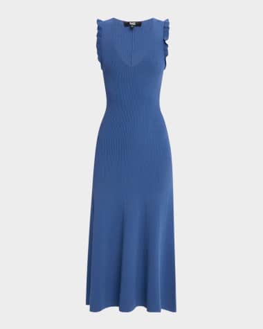 PAIGE Aniseed Printed V-Neck Maxi Dress