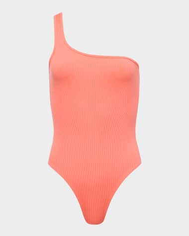 L'Agence Cassidy One-Shoulder Bodysuit