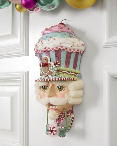 Katherine's Collection Sweet Delights Nutcracker Doorknocker