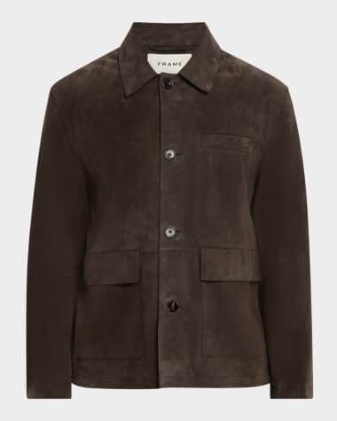FRAME Men's Suede Chore Coat