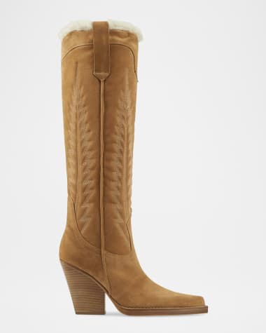 Paris Texas Winter El Dorado Embroidered Leather Boots