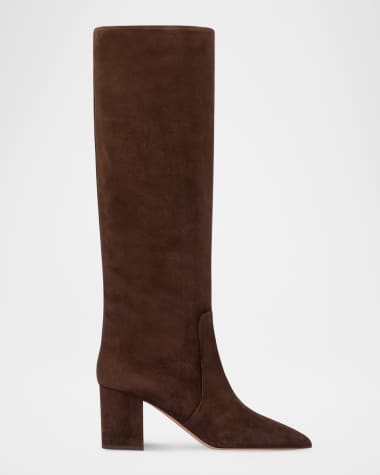 Paris Texas Anja Suede Knee-High Boots