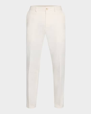 BOSS Men's Kaiton Stretch Cotton-Silk Trousers