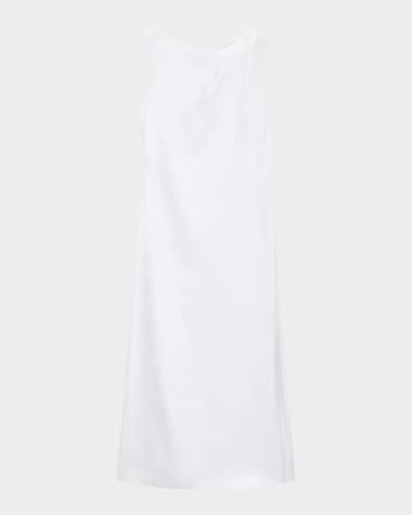 Theory Asymmetric Draped Midi Dress