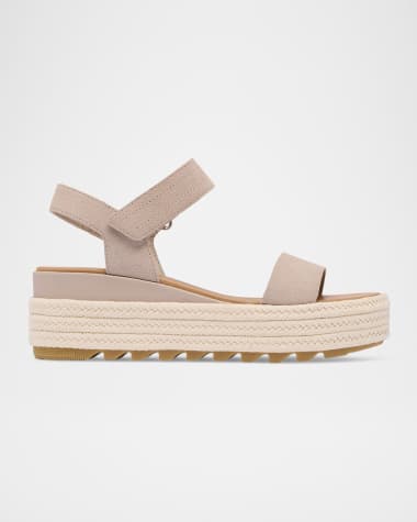 Sorel Cameron Suede Platform Espadrilles