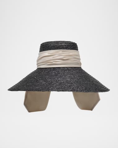 Eugenia Kim Mirabel Bow Straw Beach Hat