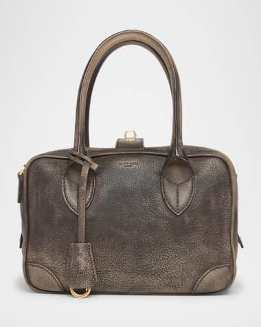 Golden Goose Vita Faded Leather Shoulder Bag