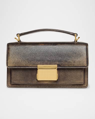 Golden Goose Venezia Small Treated Leather Crossbody Bag