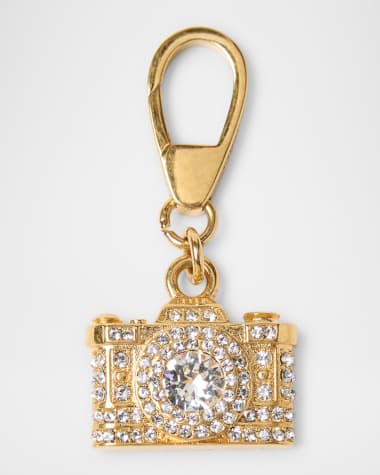 Golden Goose Crystal-Embellished Camera Bag Charm
