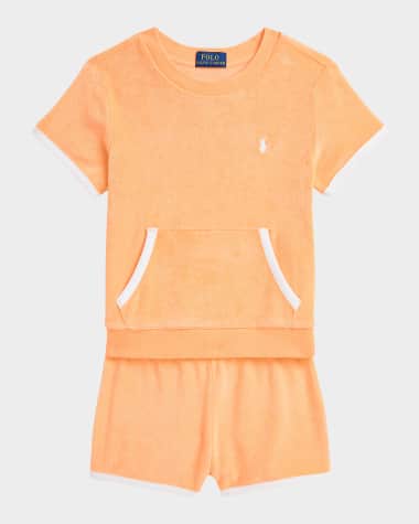 Ralph Lauren Childrenswear Boy's Two-Piece French Terry Set, Size 2-7