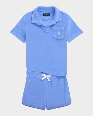 Ralph Lauren Childrenswear Boy's Two-Piece French Terry Set, Size 2-7
