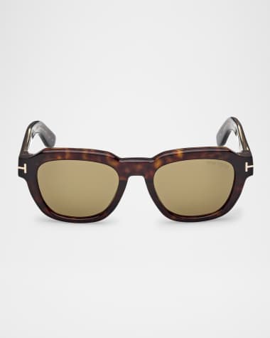 TOM FORD Men's Icon Collection Acetate Square Sunglasses