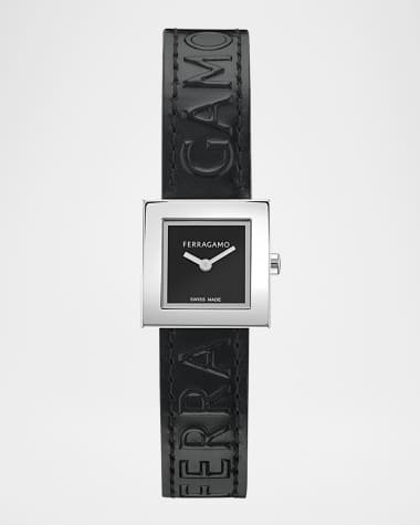 Ferragamo Ferragamo Portrait 20X20MM Stainless Steel Leather Watch
