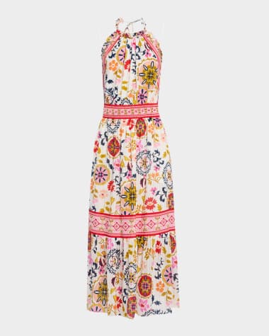 Ramy Brook Delia Halter Midi Dress
