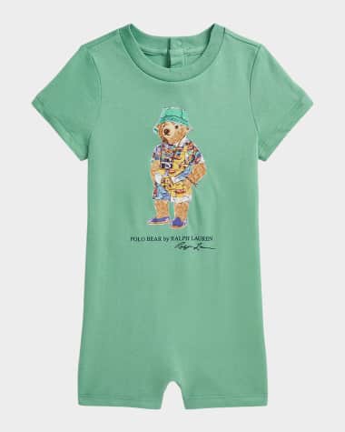 Ralph Lauren Childrenswear Boy's Polo Bear Graphic Shortall, Size 3M-12M