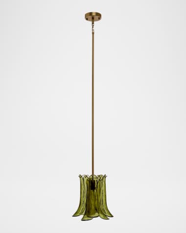 Jamie Young Cala Glass Pendant, 12"