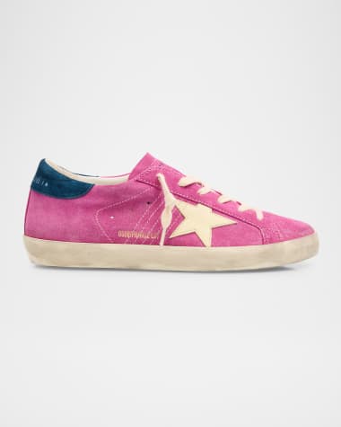 Golden Goose Super-Star Suede Low-Top Sneakers