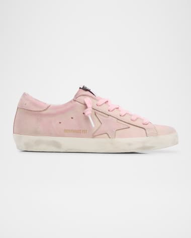 Golden Goose Superstar Nabuk Leather Low-Top Sneakers