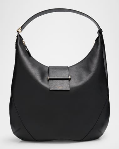 Jimmy Choo Bar Medium Leather Hobo Bag