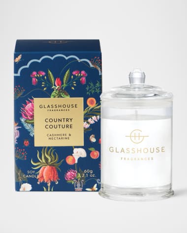 GLASSHOUSE FRAGRANCES Country Couture Candle, 2.1 oz.