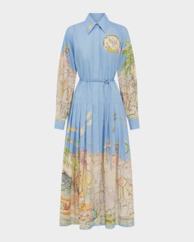 ALEMAIS Anouk Maxi Shirtdress