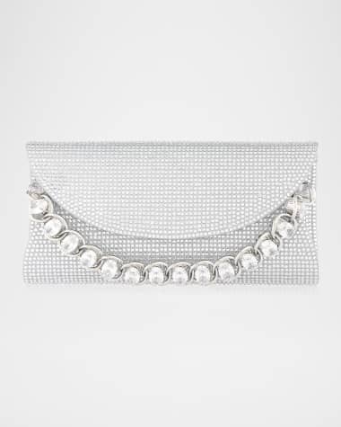 Judith Leiber Couture Taylor Crystal Chain Clutch Bag