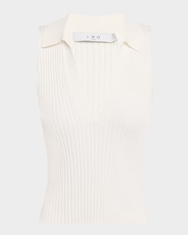 Iro Kenzie Sleeveless Ribbed Top
