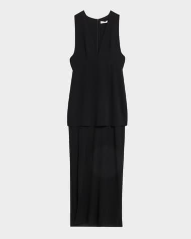 Iro Chloe Mixed-Media Shift Dress