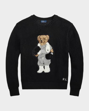 Polo Ralph Lauren Polo Bear Cotton Crewneck Sweater