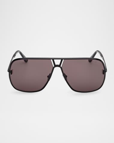 TOM FORD Men's Stavros Acetate Aviator Sunglasses