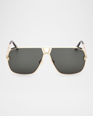 TOM FORD Men's Stavros Acetate Aviator Sunglasses