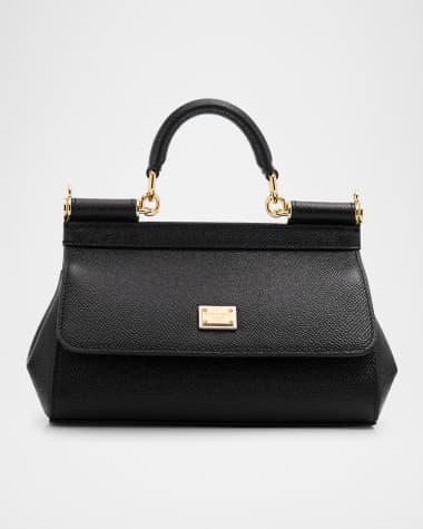 Dolce&Gabbana Medium Sicily Elongated Top-Handle Bag