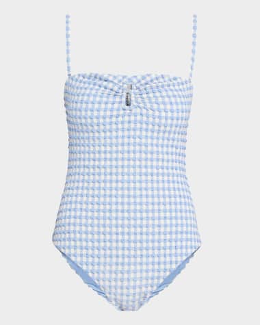 SIMKHAI Ottilie Bandeau One-Piece Swimsuit