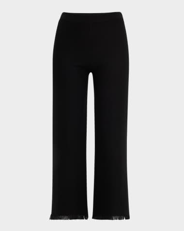 Kobi Halperin Bowen Fringe-Hem Pique Pants