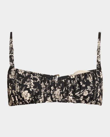 Ulla Johnson Naomi Ruched Bikini Top