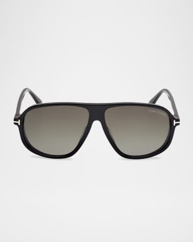 TOM FORD Men's Guillaume Acetate Aviator Sunglasses