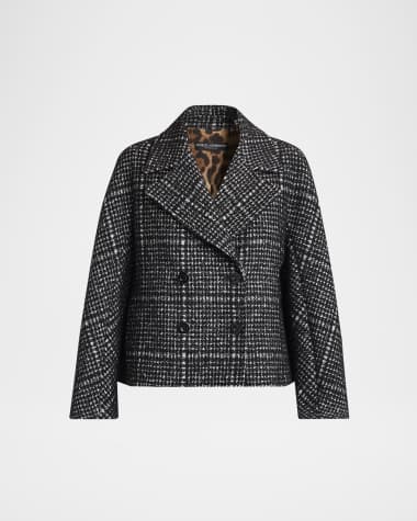 Dolce&Gabbana Check Pied Poule Double-Breasted Jacket