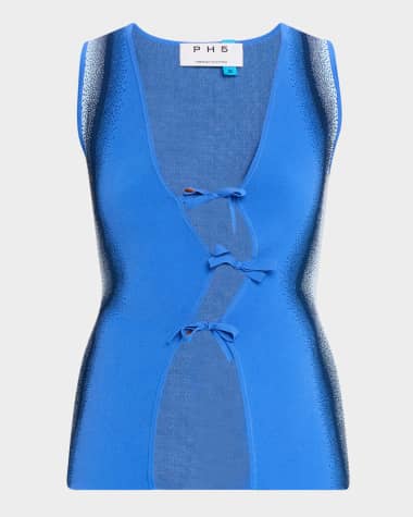 PH5 Nova Tie-Front Knit Vest