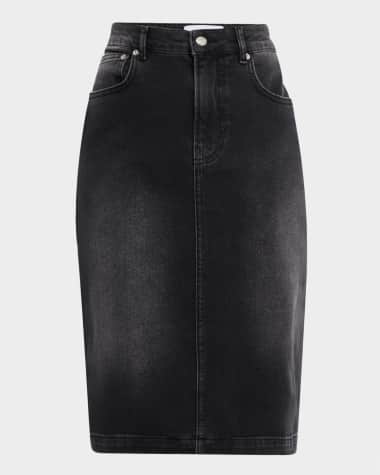 Moschino Jeans Knee-Length Denim Skirt