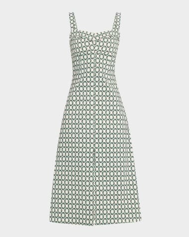 Veronica Beard Colleen Sleeveless Midi Dress